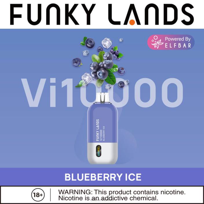 ELFBAR Funky Lands Vape jetable Vi10000 bouffées 2PRT159 mélange de baies