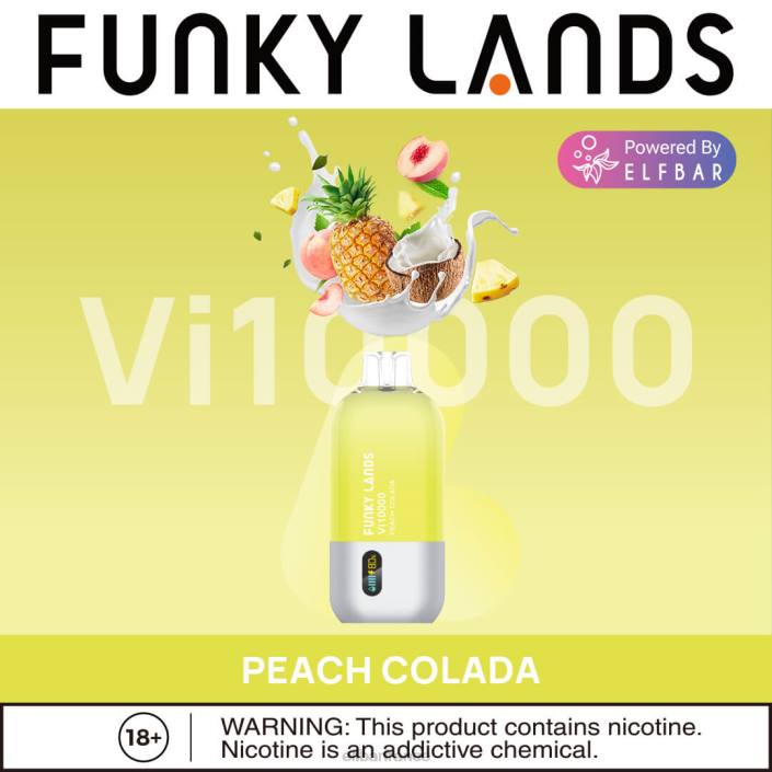 ELFBAR Funky Lands Vape jetable Vi10000 bouffées 2PRT166 mangue mexicaine