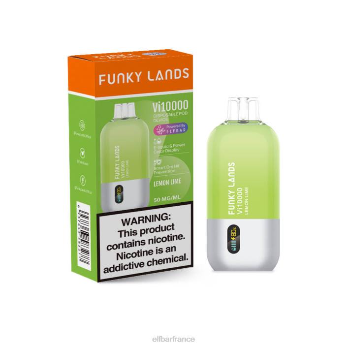 ELFBAR Funky Lands Vape jetable Vi10000 bouffées 2PRT168 glace à la pastèque