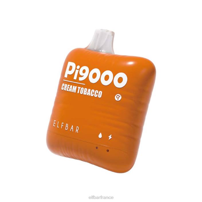 ELFBAR pi9000 vape jetable 9000 bouffées 2PRT105 tabac à la crème